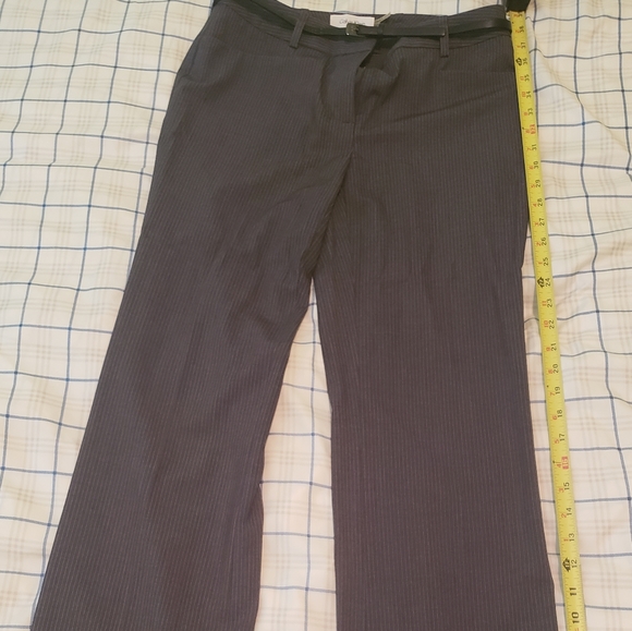 Calvin Klein pants gray stripe pants suit. Jacket size 10P, pants size 2P - Picture 6 of 12